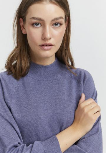 Пуловер с рукавом три четверти