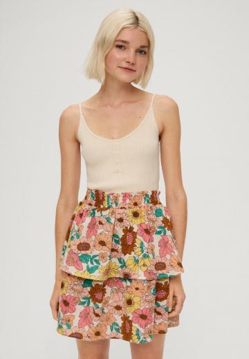 Юбка с воланами