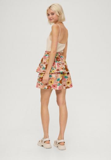 Юбка с воланами