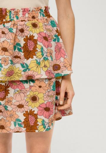 Юбка с воланами