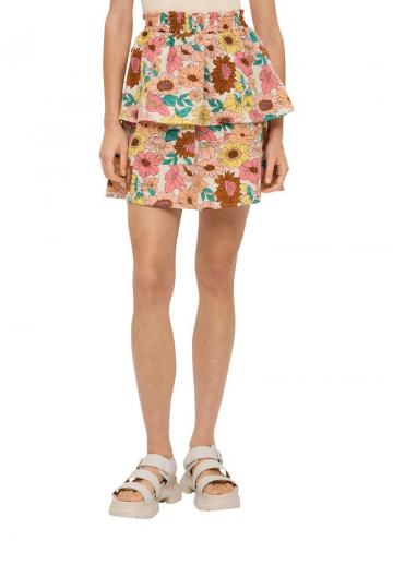 Юбка с воланами