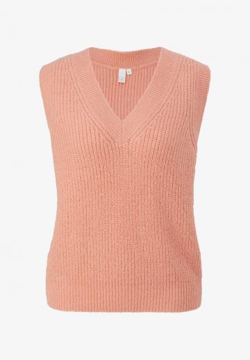 Пуловер без рукавов