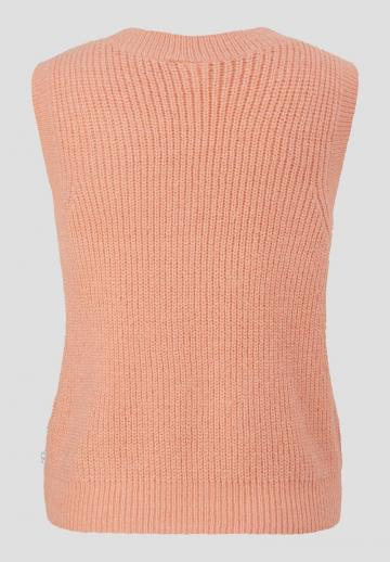 Пуловер без рукавов