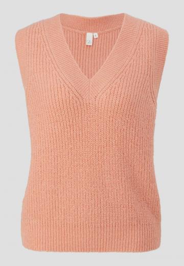 Пуловер без рукавов