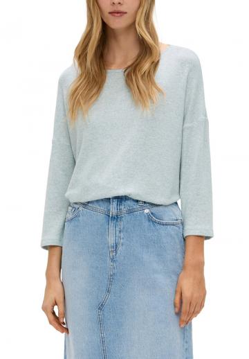 Пуловер с рукавом три четверти