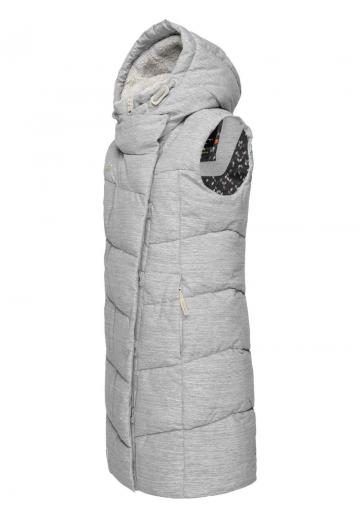 Длинный жилет