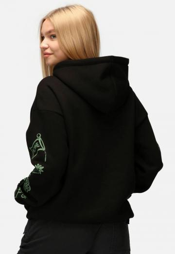 Пуловер с капюшоном