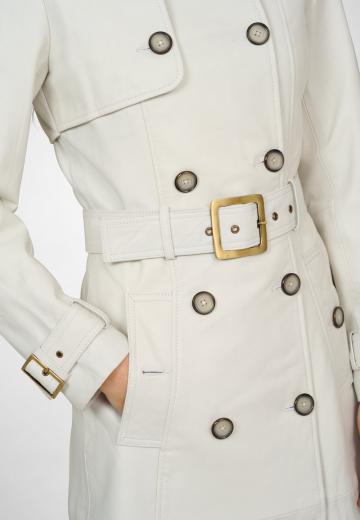 Кожаное пальто