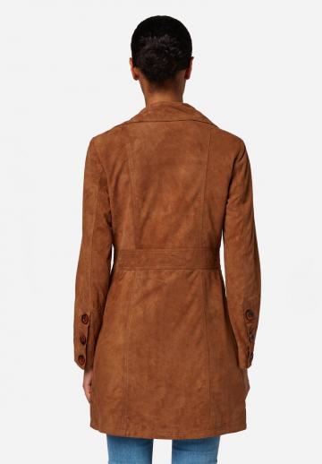 Кожаное пальто