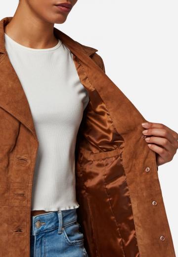 Кожаное пальто