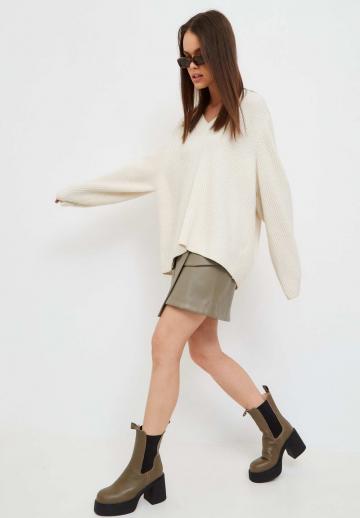 Полусапожки на высоком каблуке