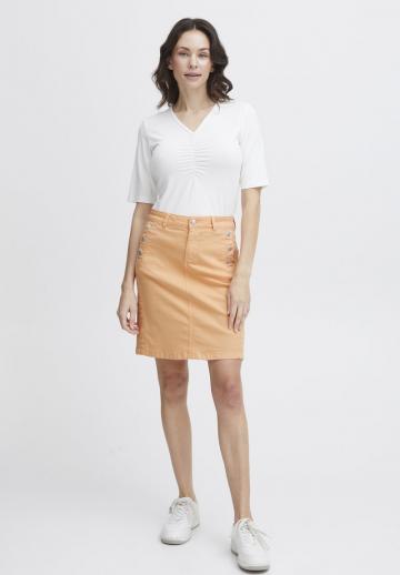 Юбка с накладными карманами