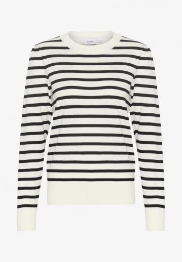 Пуловер в полоску