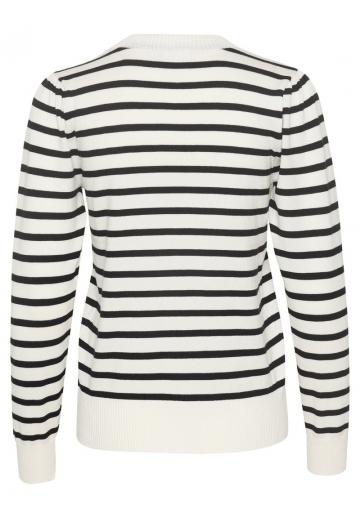 Пуловер в полоску