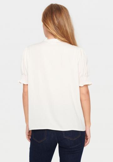 Атласная блузка