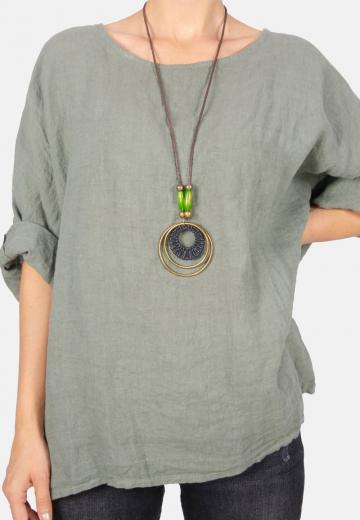 Длинная блузка