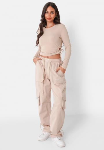 Юбка с накладными карманами