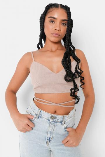 Топ на бретельках