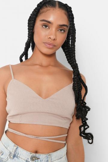 Топ на бретельках