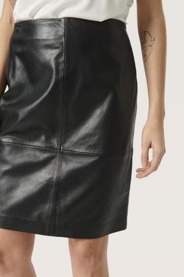 Кожаная юбка
