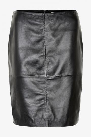 Кожаная юбка