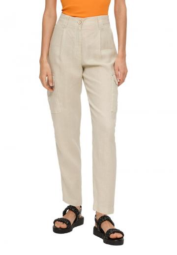 Брюки с накладными карманами