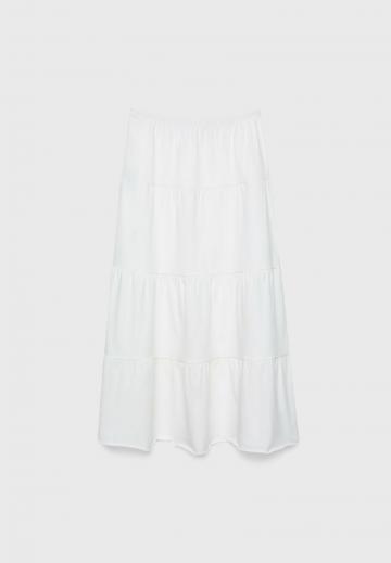 Юбка с воланами