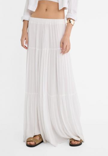 Юбка с воланами