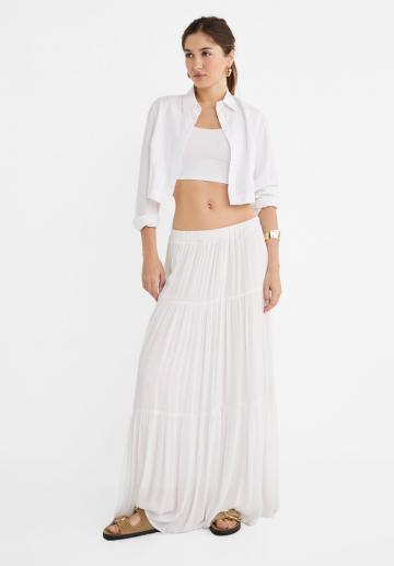 Юбка с воланами