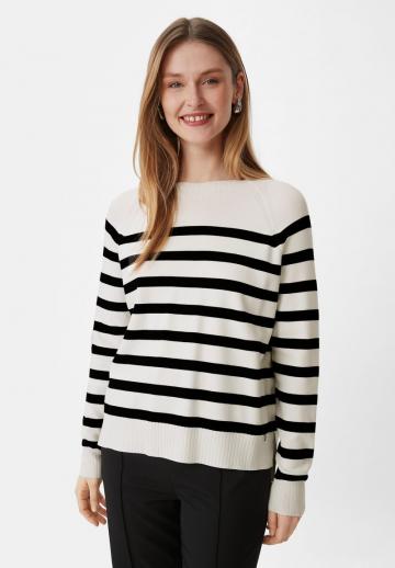 Пуловер в полоску