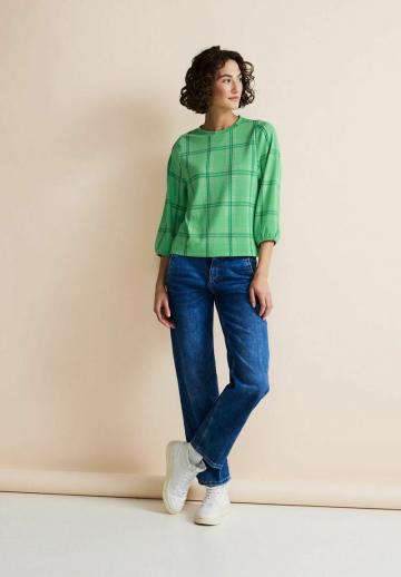 Пуловер с рукавом три четверти