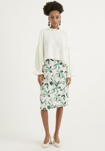 Юбка с воланами