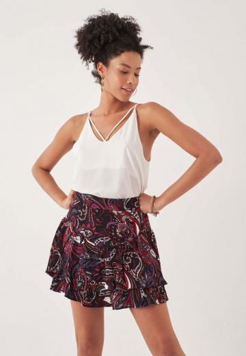 Юбка с воланами