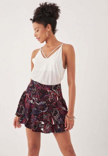 Юбка с воланами