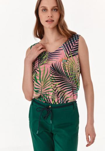 Блузка без рукавов