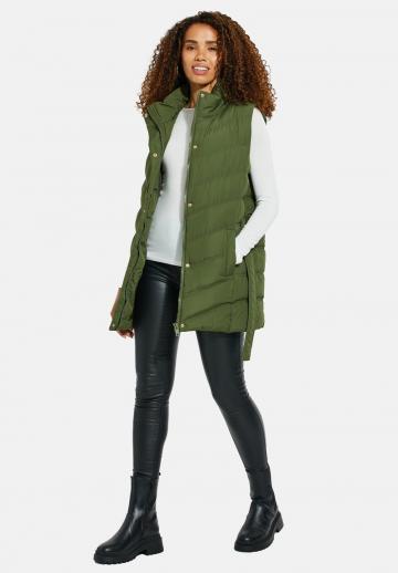 Длинный жилет