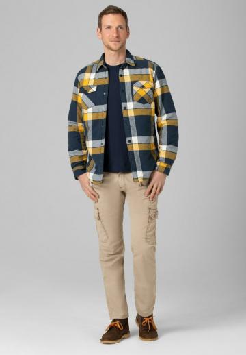 Брюки с накладными карманами