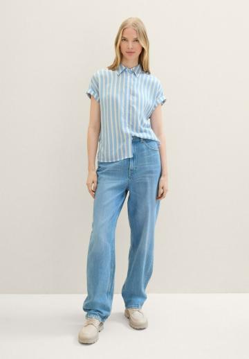 Атласная блузка