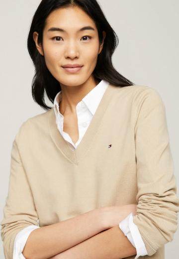 Пуловер в полоску