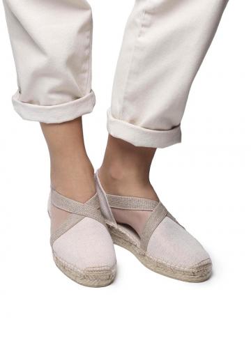 Босоножки на танкетке