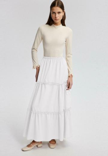 Юбка с воланами