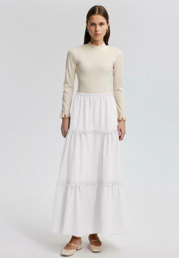 Юбка с воланами
