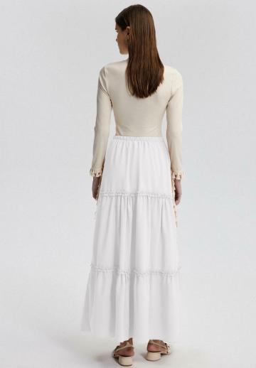 Юбка с воланами