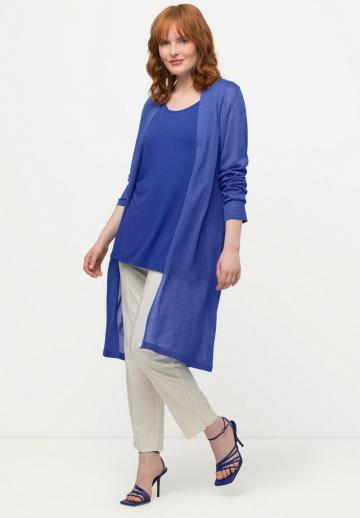 Длинный жилет