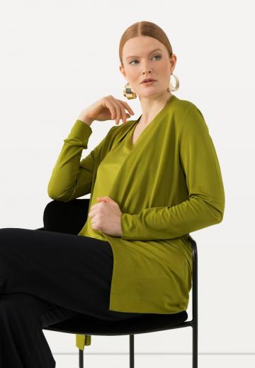 Длинный жилет