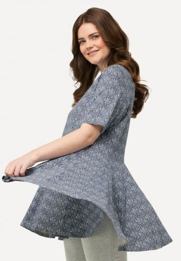 Длинная блузка