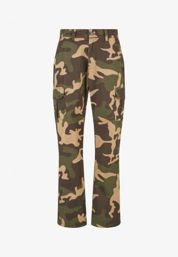 Брюки с накладными карманами