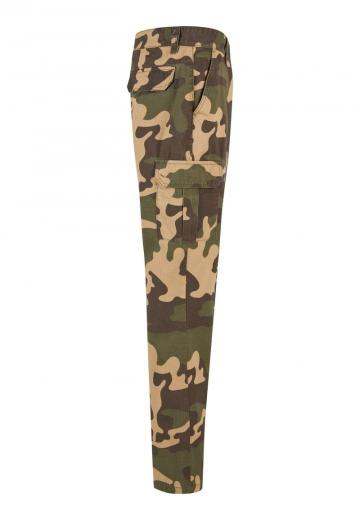 Брюки с накладными карманами