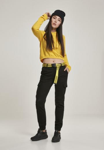 Брюки с накладными карманами