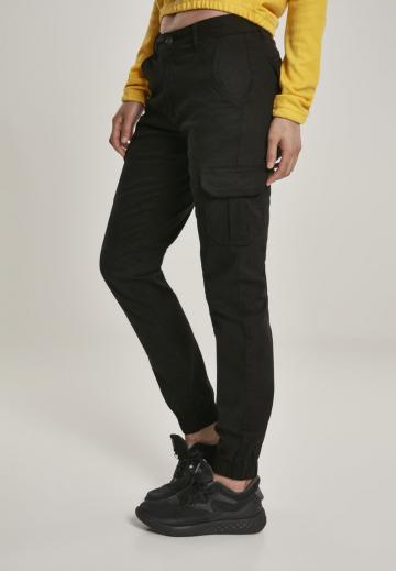 Брюки с накладными карманами